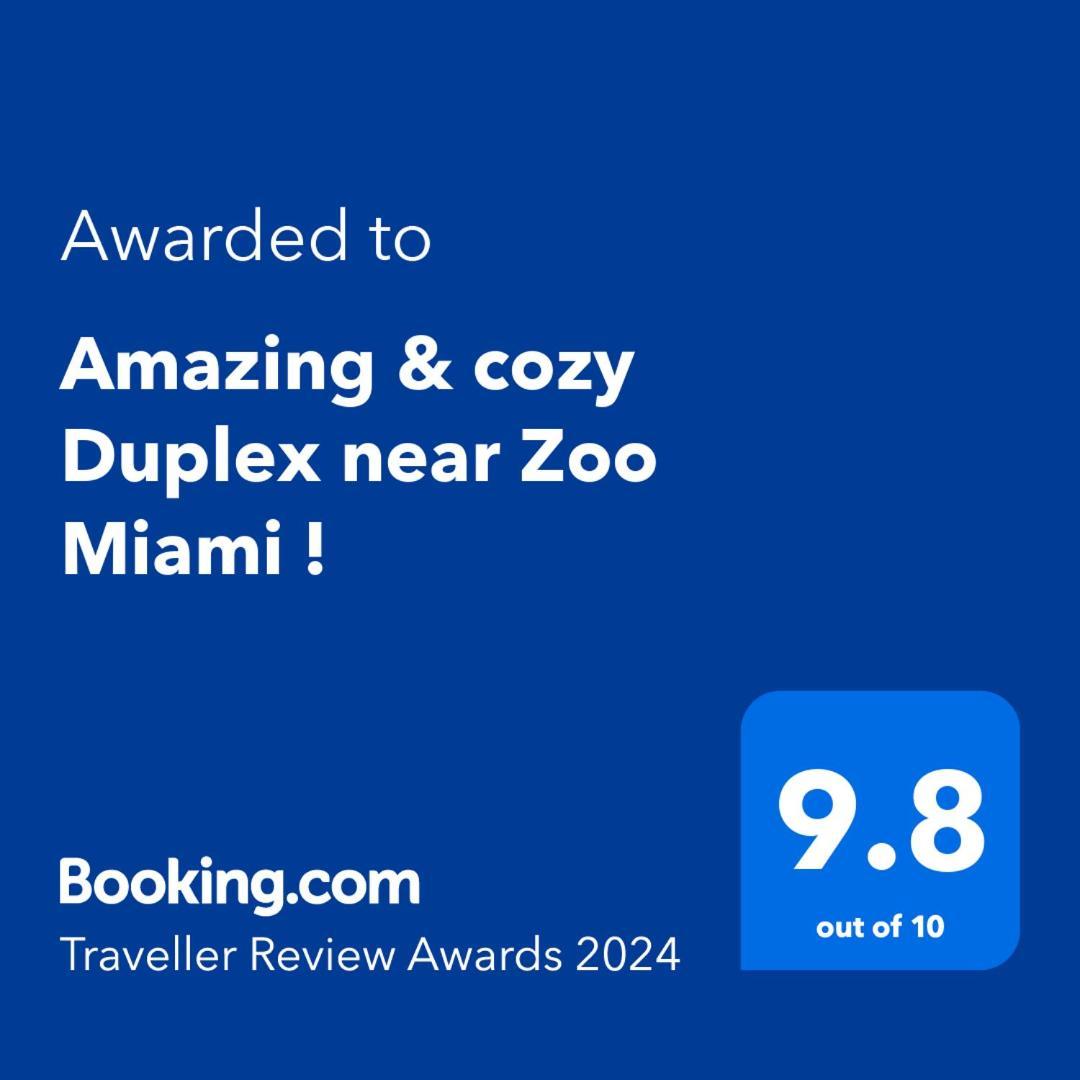 Amazing & Cozy Duplex Near Zoo Miami !ヴィラ エクステリア 写真